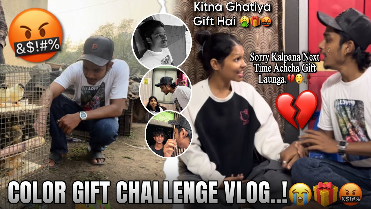COLOR GIFT CHALLENGE VLOG😭🎁💔