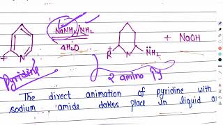 chichibaben rearrangement in hindi with mechanism || Organic synthesis class 4