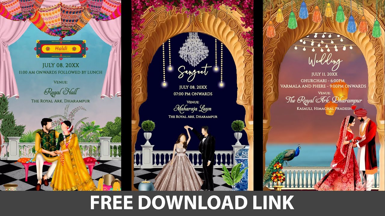 wedding invitation template free download | Hindu Wedding Invitation | Wedding Invitation Video - YouTube wedding-invitation-template-free-download-hindu-wedding-invitation-wedding-invitation-video-youtube