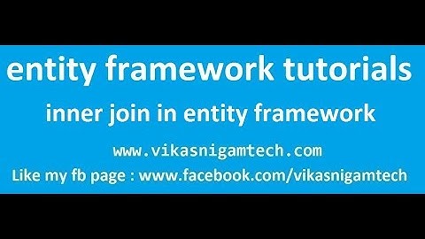 inner join in entity framework | entity framework tutorial
