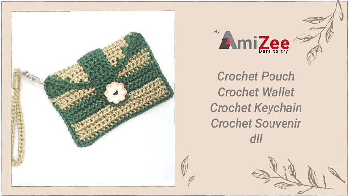 Unique Crochet Souvenirs: Mini Pouch, Wallet, Keychain & Card Holder