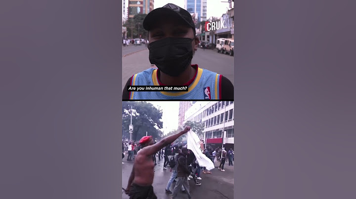 Police Confront Anti-Tax Protesters In Nairobi With Tear Gas & Water Cannons