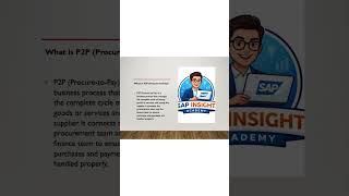 What is P2P Procure to Pay? #sapmm #saptraining #saptutorial #procurement #procurementprocess