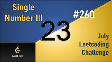 Single Number III | Day 23 | O(N) O(1) | HashSet [ July LeetCoding Challenge ] [ Leetcode #260 ]