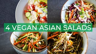 4 Vegan Asian Salad Recipes Super Easy Summer Dish Ideas