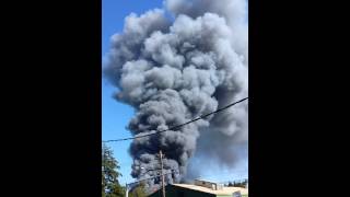Swanson mill fire in Springfield Oregon
