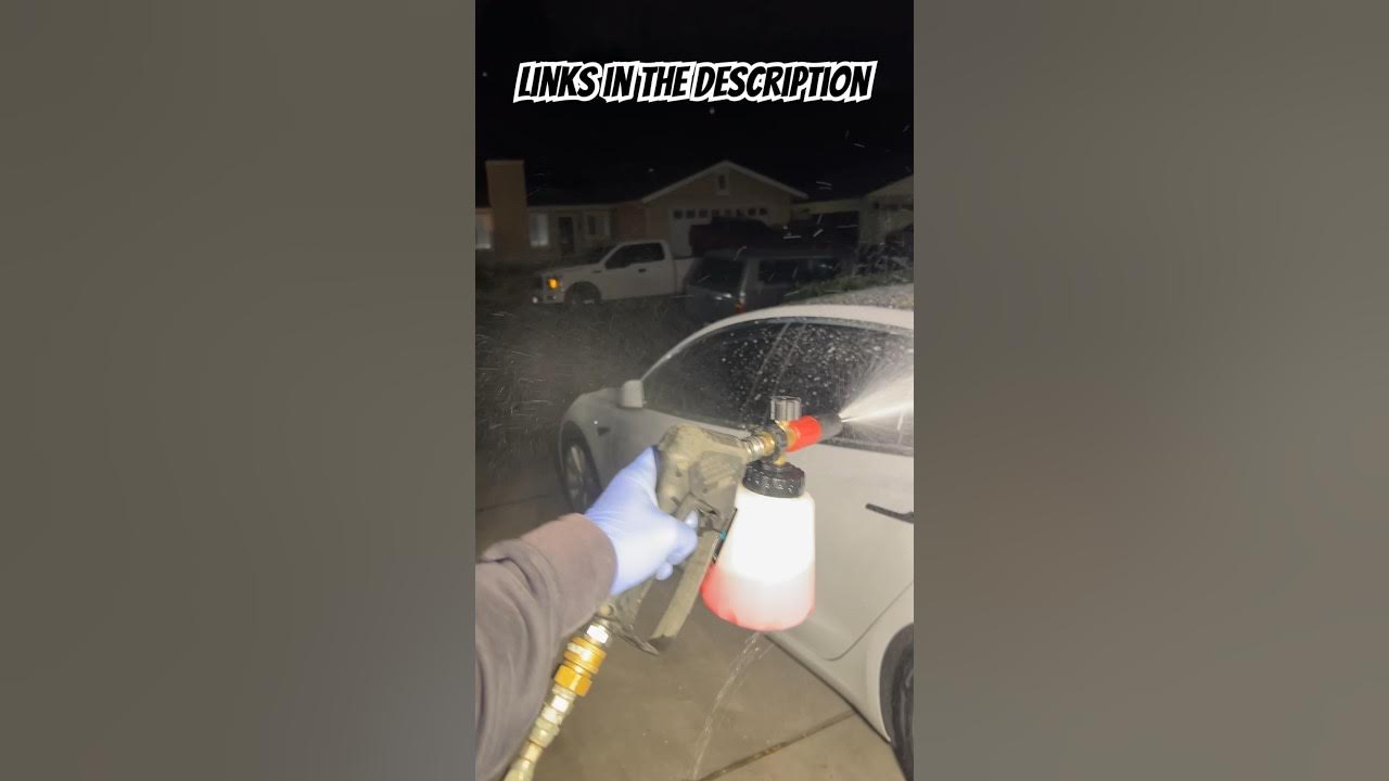 LEAKING Foam Cannon? 😩Fix it with this tip! 😃 detailing cardetailing