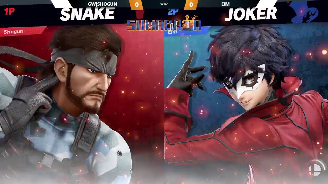 第9回スマバトSP Eim(ジョーカー) VS GW|Shogun(スネーク) 勝者側2回戦 -スマブラSP大阪大会