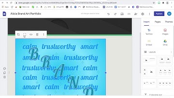 How to Create an Art Portfolio Website with Google Sites
