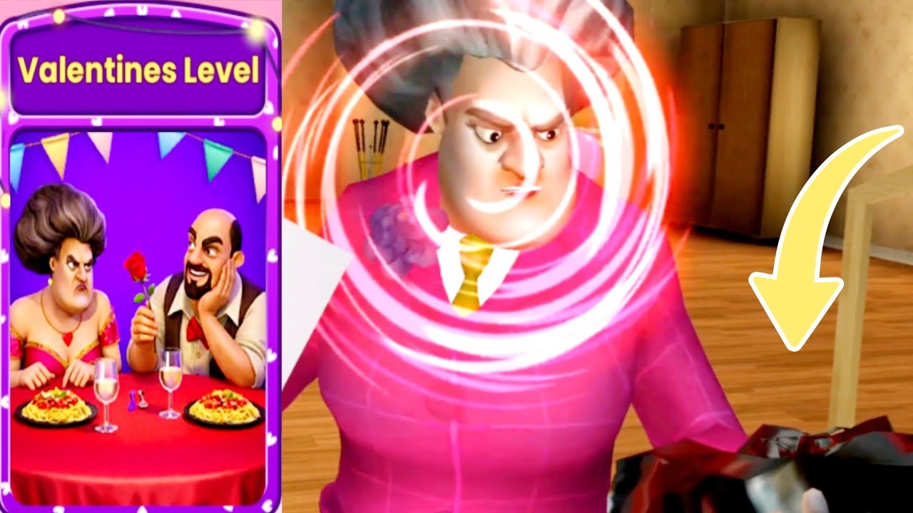 Scary Teacher 3D - Новое обновление, новая глава, новые уровни | Уровень ко Дню святого Валентина...