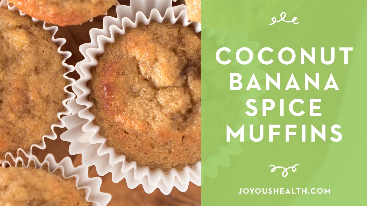 Coconut Flour Banana Spice Muffins YouTube