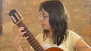 GuitarTracks # 18 "A Romantic Page" performed by Yaiza Peña. Classical Guitar Pedagogy