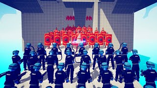 SWAT vs 100 Units - Totally Accurate Battle Simulator TABS