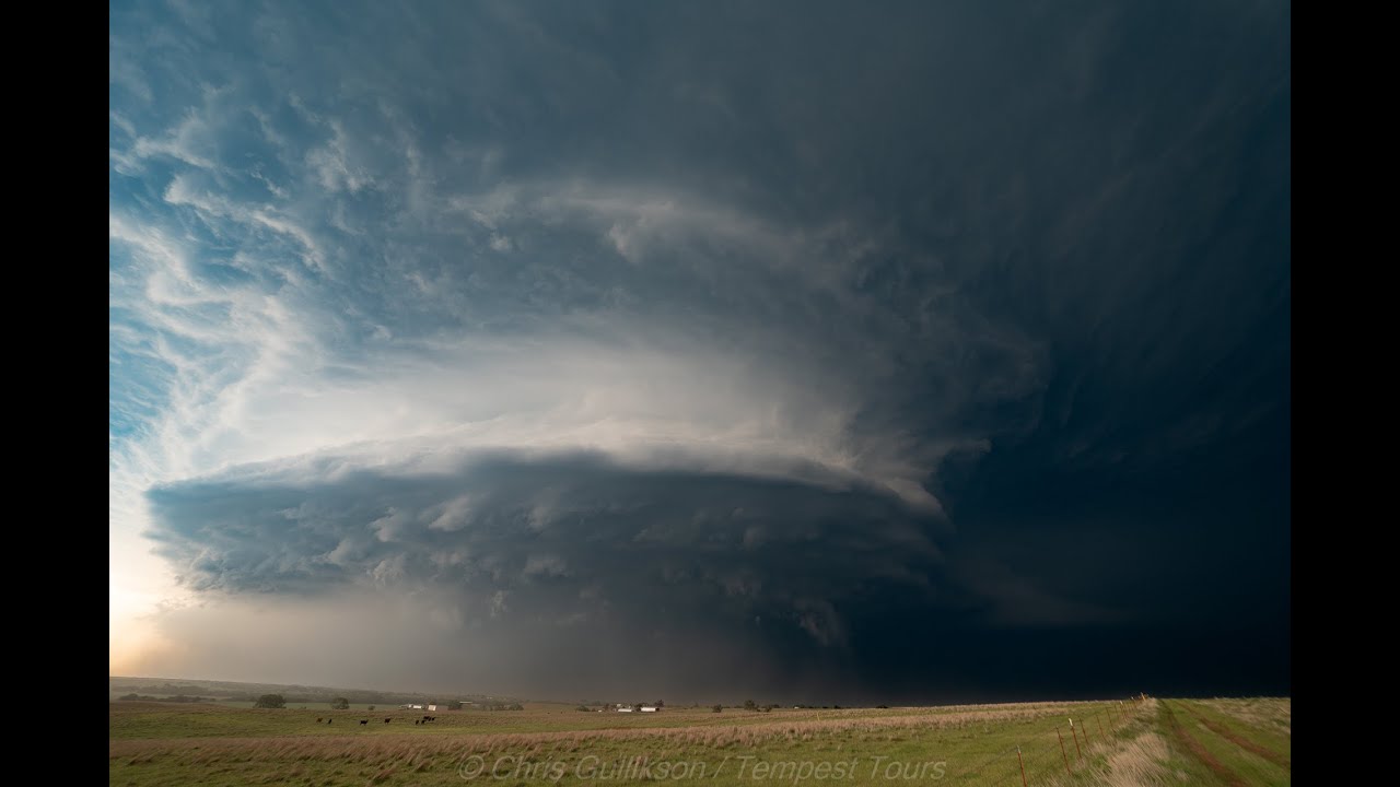 Custer City OK Tornadic Supercell timelapse May 19th 2024 - YouTube