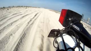 Desert ride with my Suzuki TS185ER in Dubai