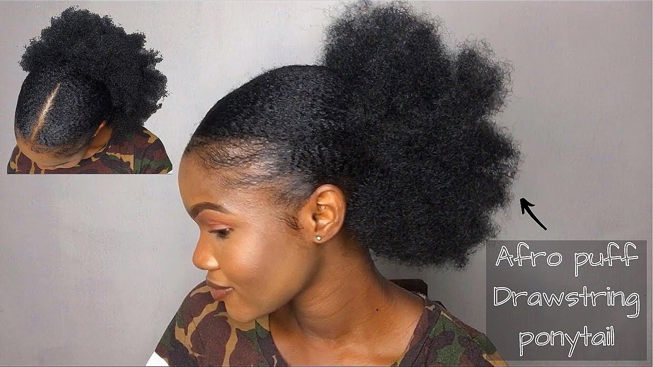 Afro ponytail | Hair ponytail styles, Side ponytail hairstyles, Braided ponytail  hairstyles