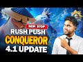 🔴RUSH PUSH CONQUEROR 4.1 UPDATE | PUBG x BGMI🔥🔥😍 #RajGaming