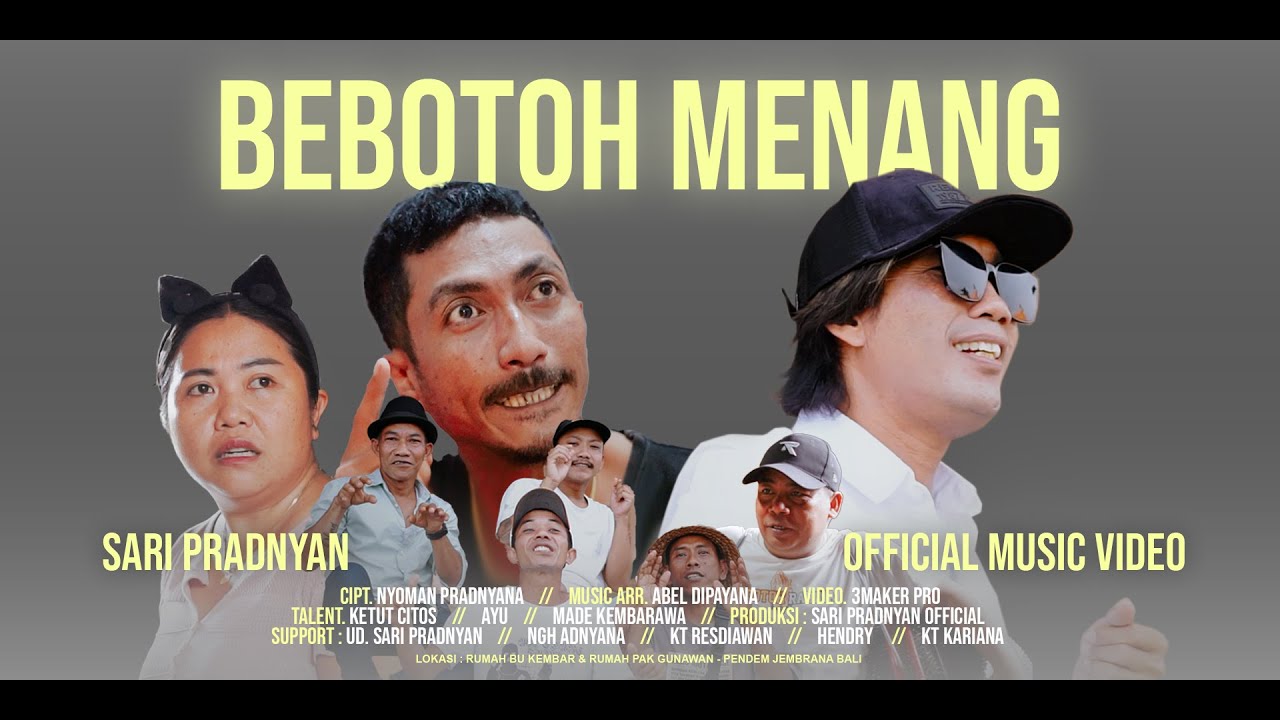 Sari Pradnyan - Bebotoh Menang ( Official Music Video )