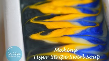 Tiger Stripe Swirl Soap