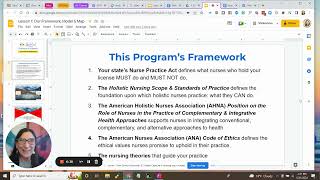 Holistic Nurse Business Development Framework, Model & Map