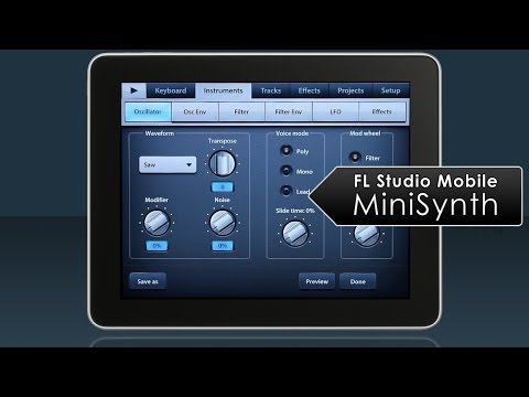 FL Studio Mobile | MiniSynth Getting Started