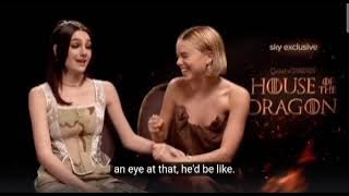 House of the Dragon' Cast discuss how Rhys Ifans would make them laugh on set... ☺️😁😆🤣🤣🤣😍💚