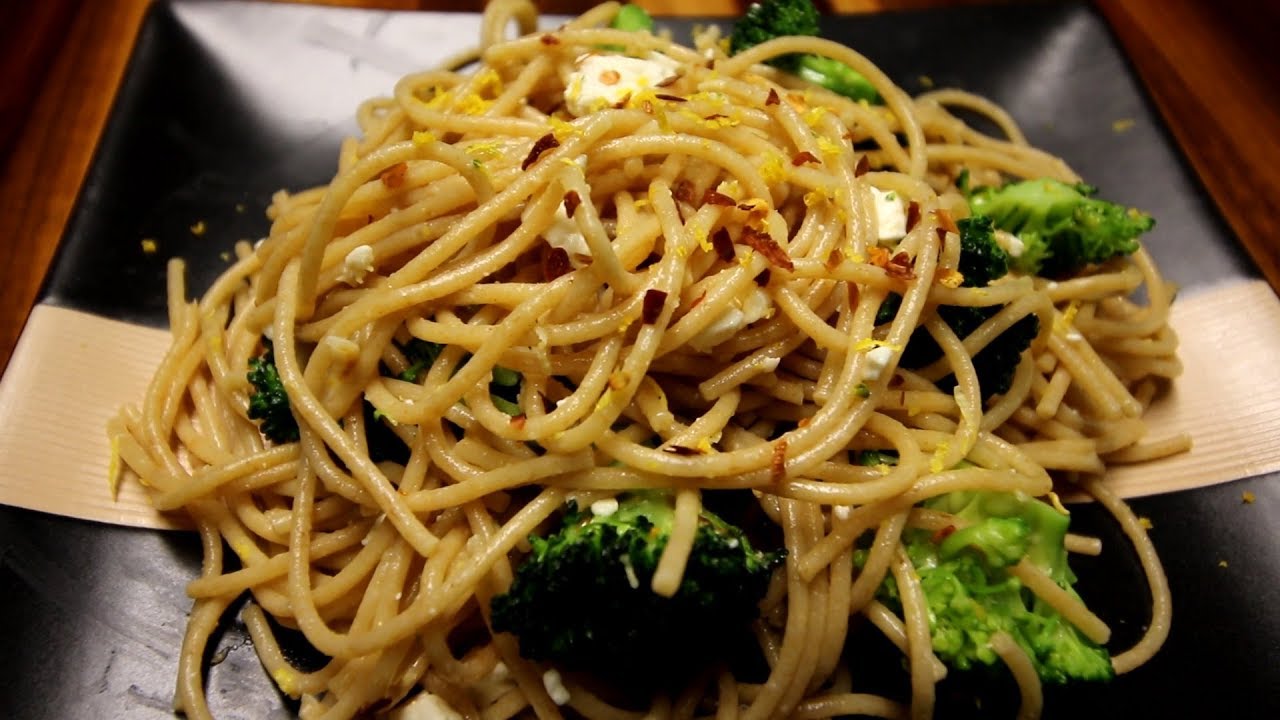 Broccoli and Feta Pasta/Weight Watchers - YouTube