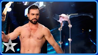 Daredevil Acrobat, Arbon Turns Up The Heat | Audition | Bgt 2024