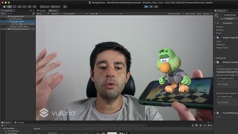 Como Criar uma Realidade Aumentada com Unity 2021 e Vuforia SDK - Tutorial em Português Atualizado!