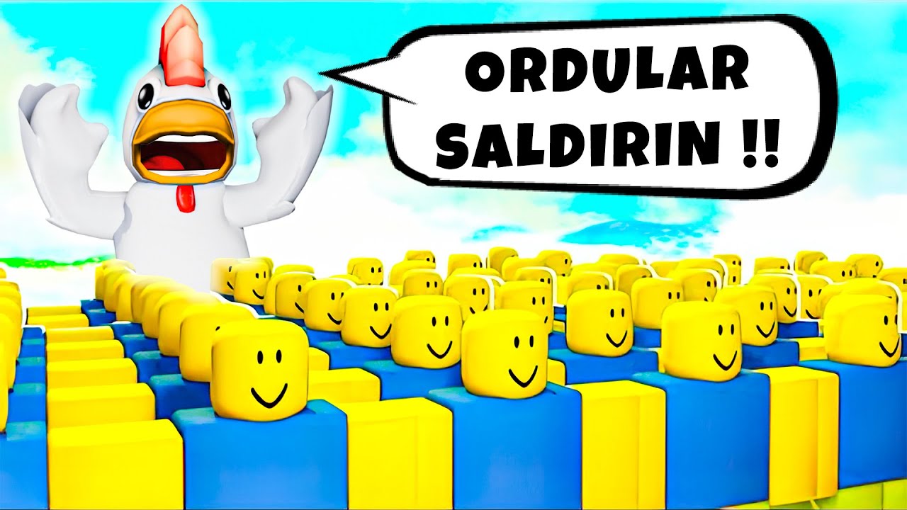 KENDİ ORDUMUZU KURDUK VE SAVAŞTIK !! 😱 Roblox