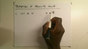 1.17 Properties of Absolute Value (Precalculus)