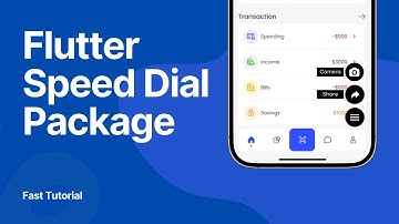 Flutter Speed dial in less than 4 minutes - بالعربي
