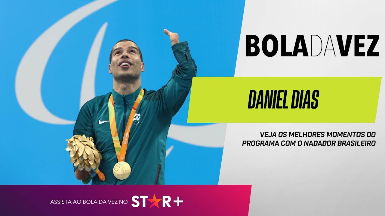 Recordes, conquistas e memórias! Daniel Dias, medalhista paralímpico, é o Bola da Vez