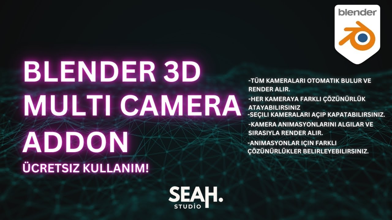 Blender Multi Camera Addon – Tüm Kameraları Tek Seferde Render Al! 🚀 ...