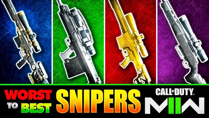 Modern Warfare 3 Sniper Rifles Ranked WORST to BEST! (including MW2 Snipers)  