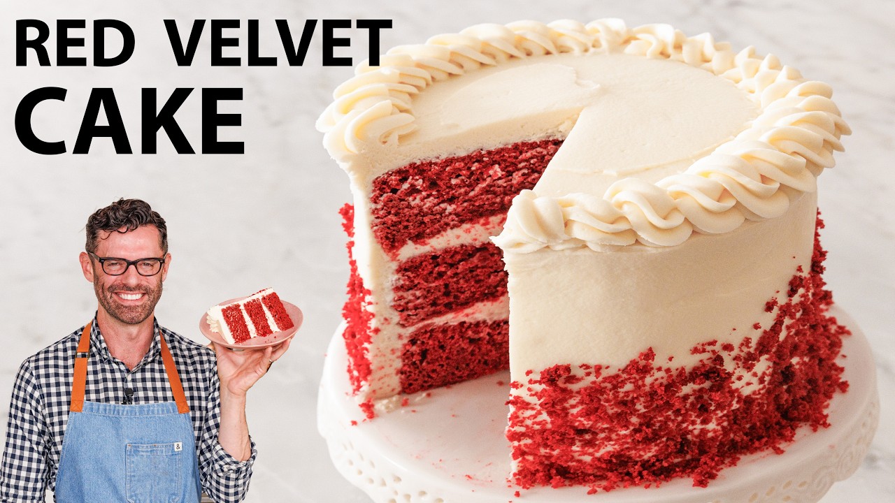 The BEST Red Velvet Cake Recipe