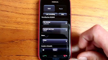 Audio Recorder Pro for Nokia Symbian (e.g. Nokia 808 PureView) demo