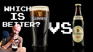 Guinness Draught vs. Extra Stout - Which is better?