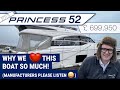 2013 princess 52  why we love this boat so much  manufacturers please listen 
