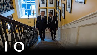 President Duda Of Poland Visits Prime Minister Rishi Sunak At Downing Street
