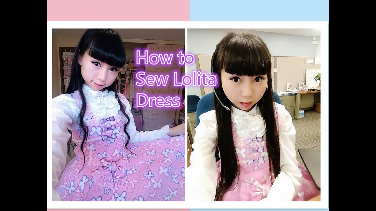 How To Sew Sweet Lolita Dress For Beginners- Without Zipper And Elastic Band