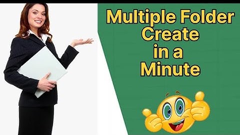 How to Create Multiple Folders? #shorts_ #shorts #mnccompany #viral #trending #excelguru #storytime