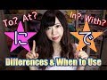 At in to with  ni vs  de differencesthe ultimate guide