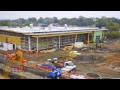 Supermarket construction timelapse