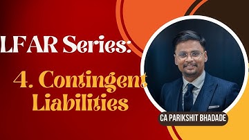 LFAR - Long Form Audit Report - Audit of Contingent Liability BY CA Parikshit Bhadade