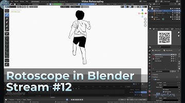 Video Rotoscope in Blender [# 12] // Jihambru stream (2021.10.31)