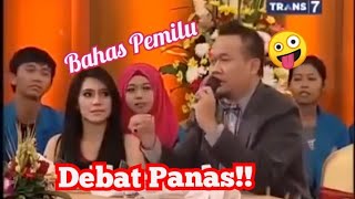 ILK, Debat seru tentang Pemilu. Cak Lontong, dkk.
