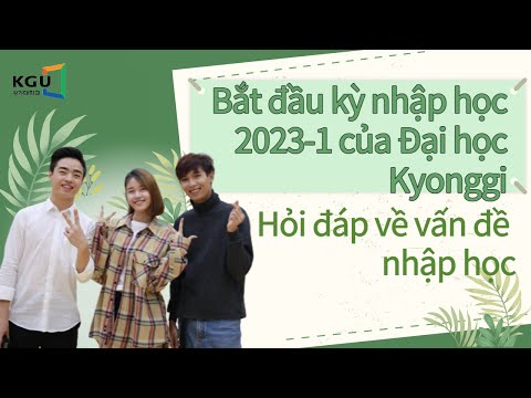 Video Video quảng bá về đại học Kyonggi(Kỳ tuyển sinh 2023-1... - youtube