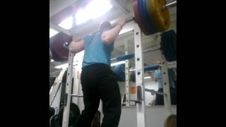 Video Thumbnail for 210kg raw squat.