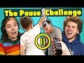 College Kids React To The Pause Challenge Compilation